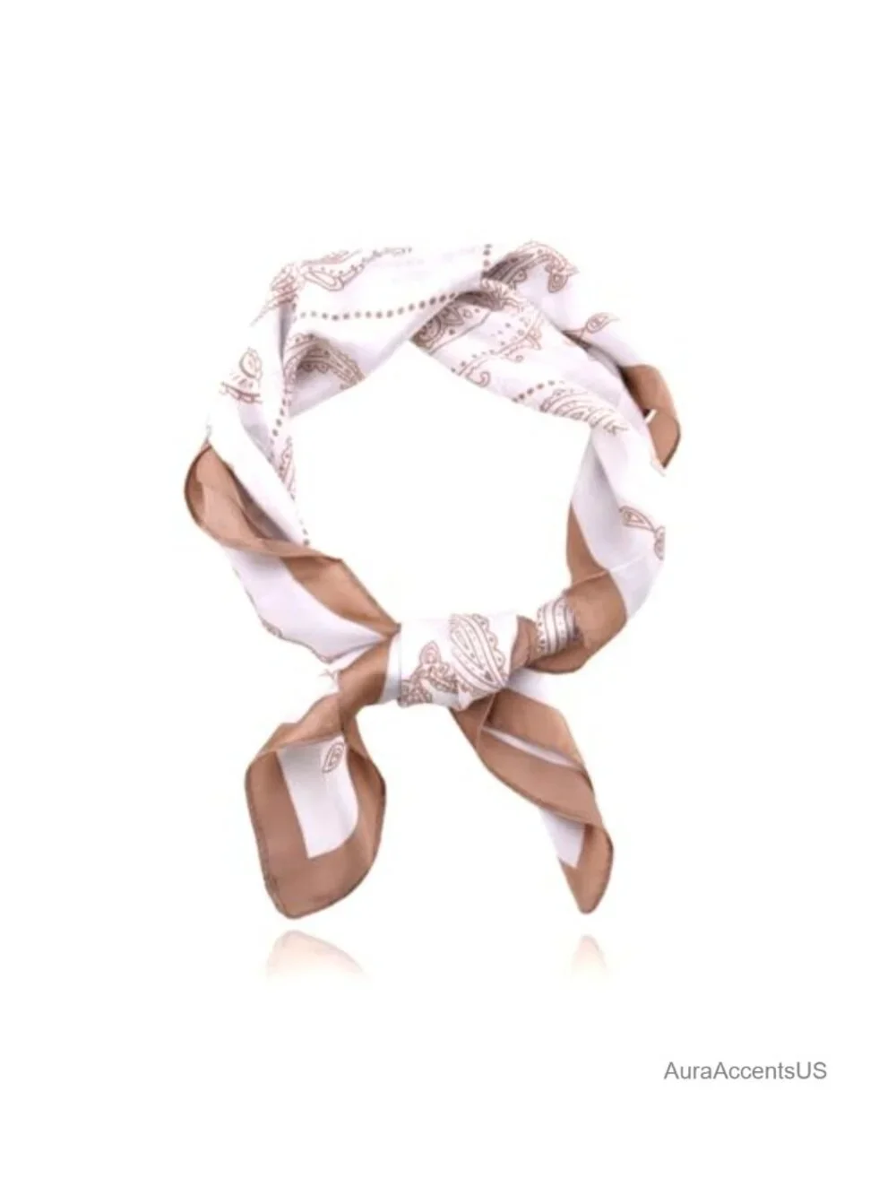 Silk Neck Scarf for Women Square Bandana Hair Headscarf Lightweight Purse Scarf